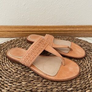 Frye Tan Leather Sandals